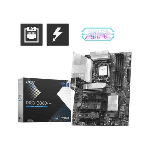 Mainboard MSI PRO B860-P (4 x DDR5/ 256GB/ LGA 1851/ ATX)