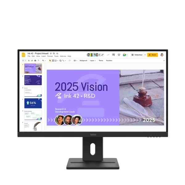 Màn hình LCD Lenovo ThinkVision E27Q-40 64BDGAR4VN (27 inch/ 2560 x 1440/ 6ms/ 350cd/m2/ 100Hz)
