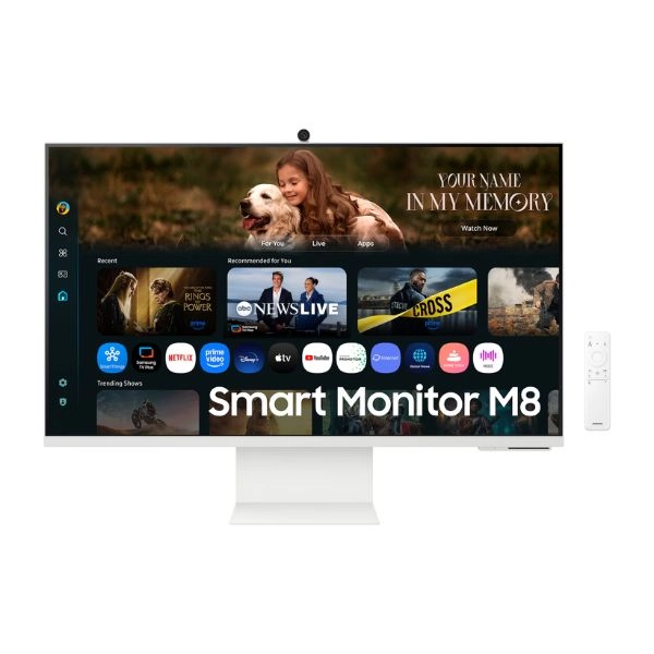 Màn hình LCD Samsung Smart M8 M80F 4K Vision AI LS32FM803UEXXV (32 inch/ 3840 x 2160/ 400 cd/m2/ 4ms/ 60Hz/ 10W Speakers/ Camera)