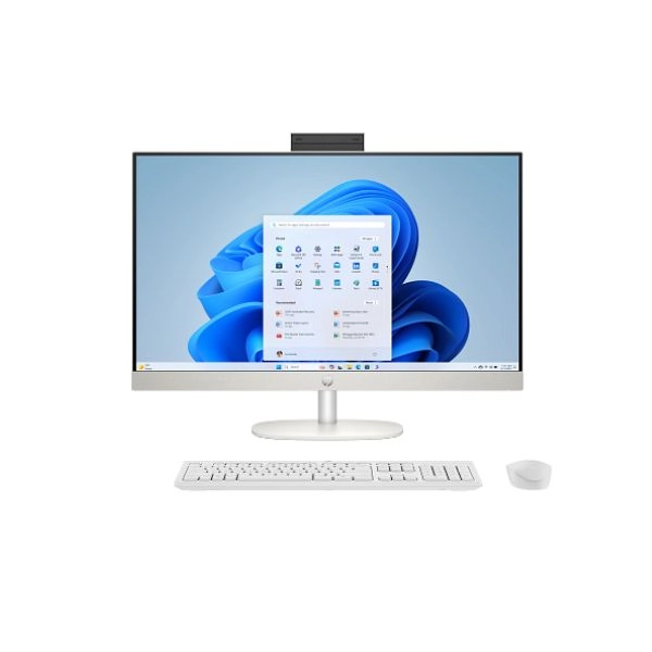 Máy bộ HP AIO 24-cr2012d C20CBPA (Ultra 5-225U/ Ram 16GB/ SSD 512GB/ 23.8 inch Touch/ Windows 11 Home/ 1Y/ Trắng)