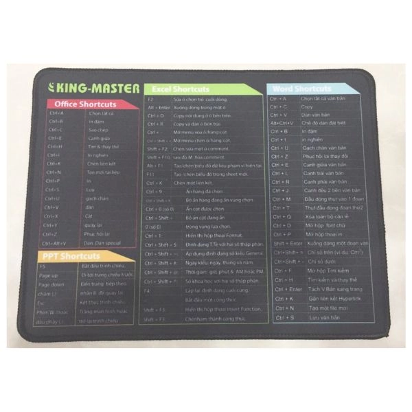 Miếng lót chuột Kingmaster OEM-899 (245 x 320 x 3mm)