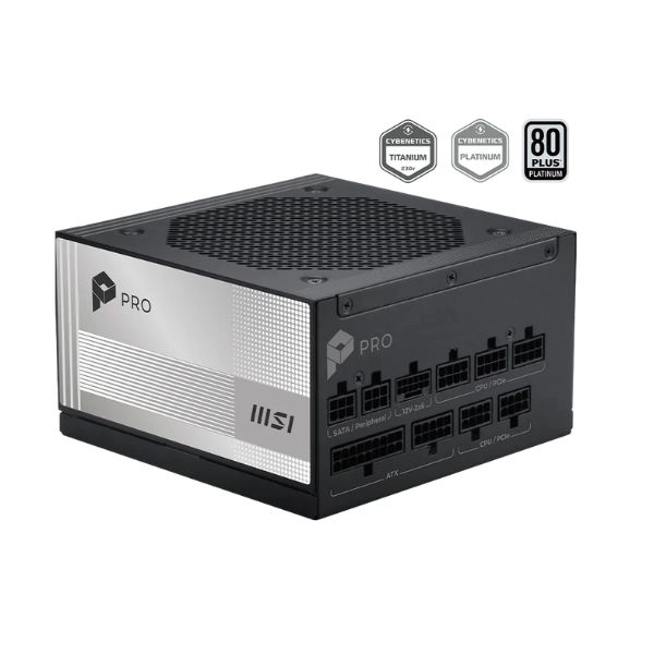 Nguồn MSI Pro A1000PL PCIE5 80 Plus Platinum