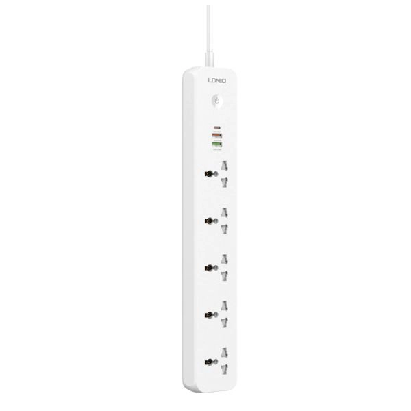 Ổ cắm điện đa năng LDNIO SC5319 (2500W/38W/5 ổ) 