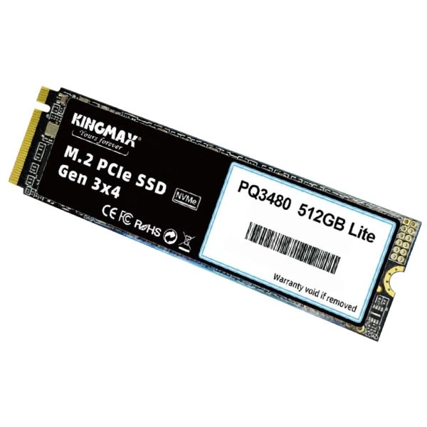Ổ cứng gắn trong SSD Kingmax M.2 2280 PCIe NVMe Gen3x4 PQ3480 Lite 512GB