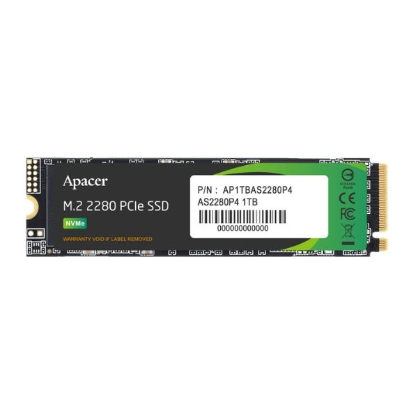Ổ cứng SSD gắn trong Apacer M.2 PCIe Gen3 x4 AS2280P4 1TB AP1TBAS2280P4-1