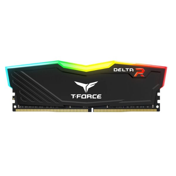 Ram Desktop TeamGroup T-Force Delta Black RGB 16GB DDR4 3200Mhz