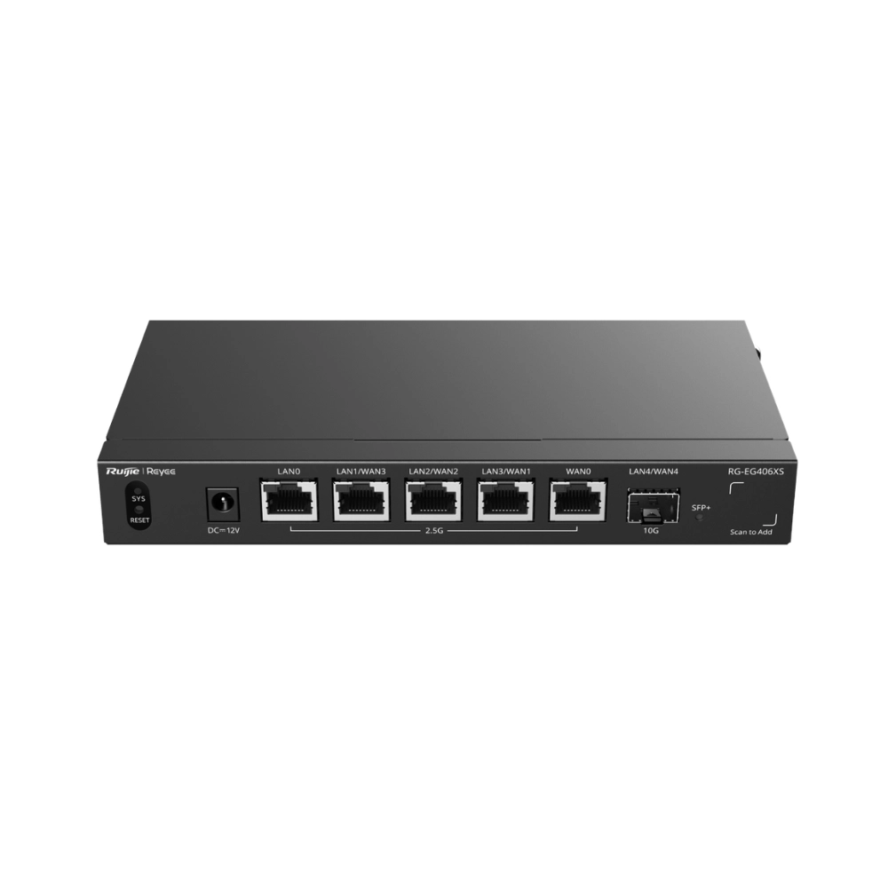 Router cân bằng tải Ruijie RG-EG406XS (6 port/ 2.5/10 Gbps/ SFP)