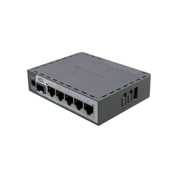 Router MikroTik hEX 5 port Gigabit E60iUGS (5 port/ 1/2.5 Gbps/ 1 SFP)