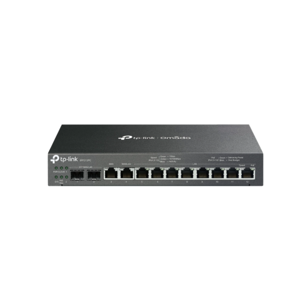 Router VPN Omada 3-in-1 PoE ER7212PC (12 port/ 1 Gbps/ 2SFP)