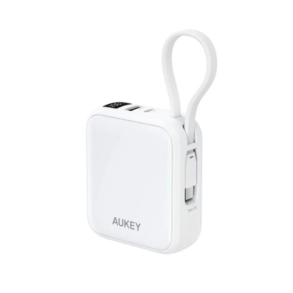 Sạc Dự Phòng Aukey PB-MS22 10000mAh 20W CCC White (PB-MS22-WHT)