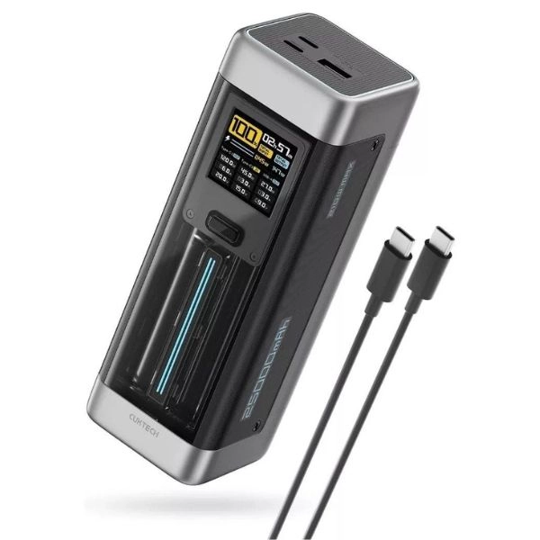 Sạc dự phòng CUKTECH 20 25000mAh 210W CUK00P23GLBK (CKP23-2K-210)-Black