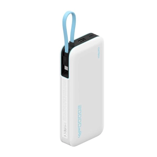 Sạc dự phòng Cuktech CP25 20000mAh 55W CUKP200NGLLG - White