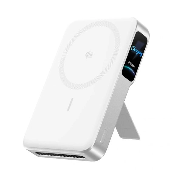 Sạc Dự Phòng Không Dây Anker MagGo Power Bank 2 Pro 10000mAh 45W White (A110R-WH)