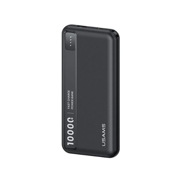 Sạc dự phòng Usams CD262 PB89 Dual-Port Power Bank 10000mAh 10W Black (10KCD26201)