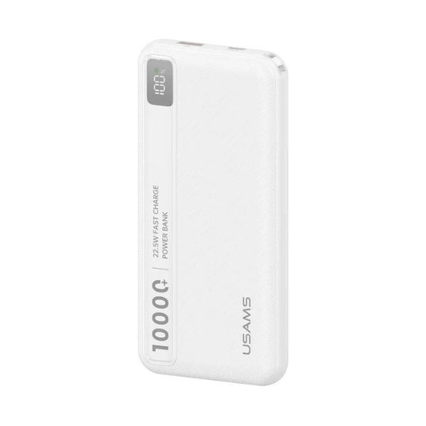 Sạc dự phòng Usams CD263 Fast Charging Power Bank 10000mAh 22.5W White (10KCD26302)