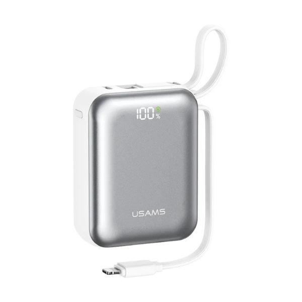 Sạc dự phòng USAMS CD278 10000mAh 22.5W CCC - White (10KCD27802)