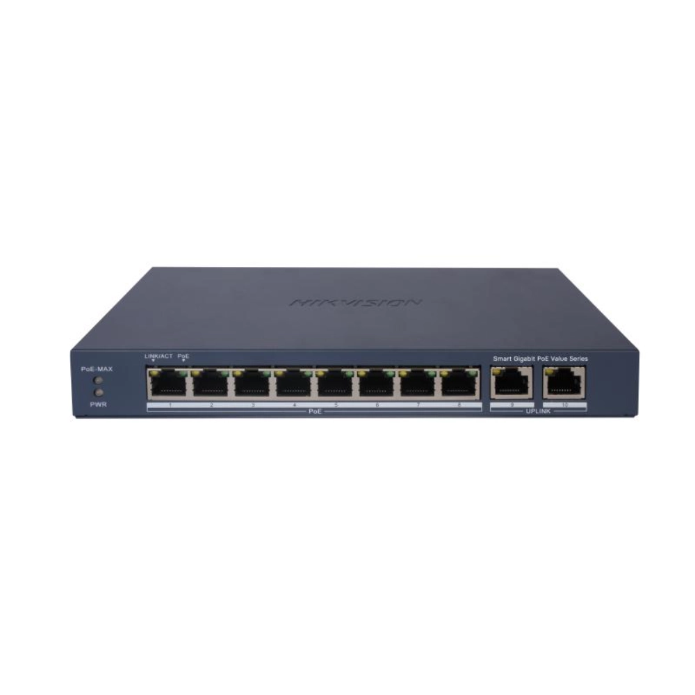 Switch PoE Smart HIKVISION DS-3E1510P-EI/M (8 port/ 1 Gbps)