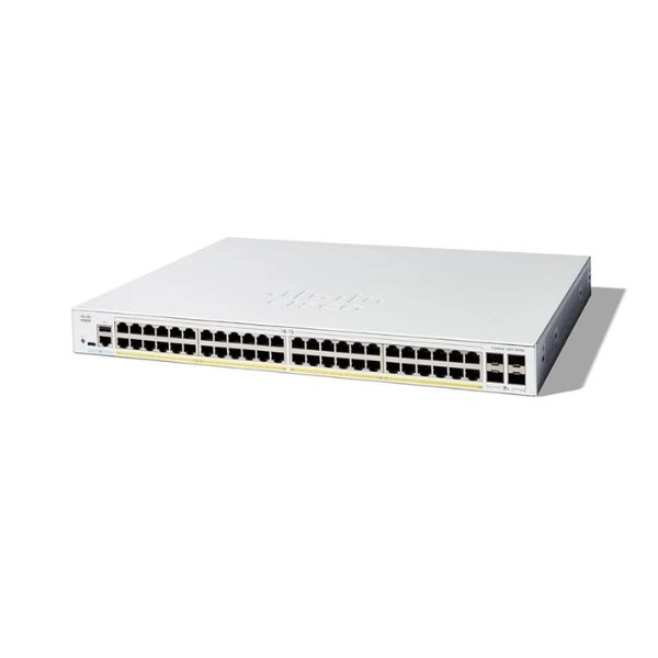 Switch Cisco C1200-48P-4G (48 port/ 1 Gbps/ 48 PoE+ + 4 SFP)