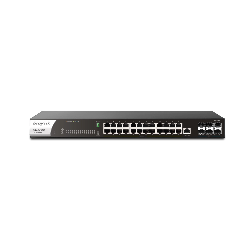 Switch DrayTek VigorSwitch G2300x (30 port/ 2.5/10 Gbps/ 6 SFP+)