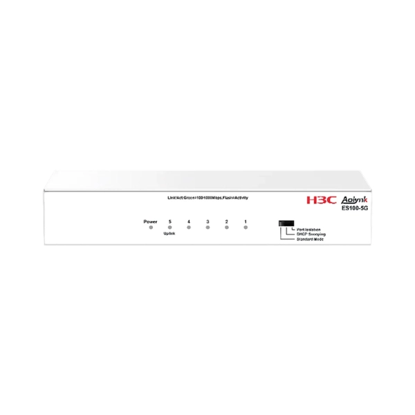 Switch H3C Aolynk ES100-5G (5 port/ 10/100/1000 Mbps)