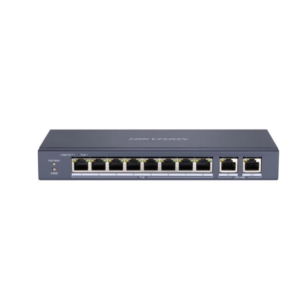 Switch PoE Hikvision DS-3E0310P-E/M (10 port 10/100 Mbps)