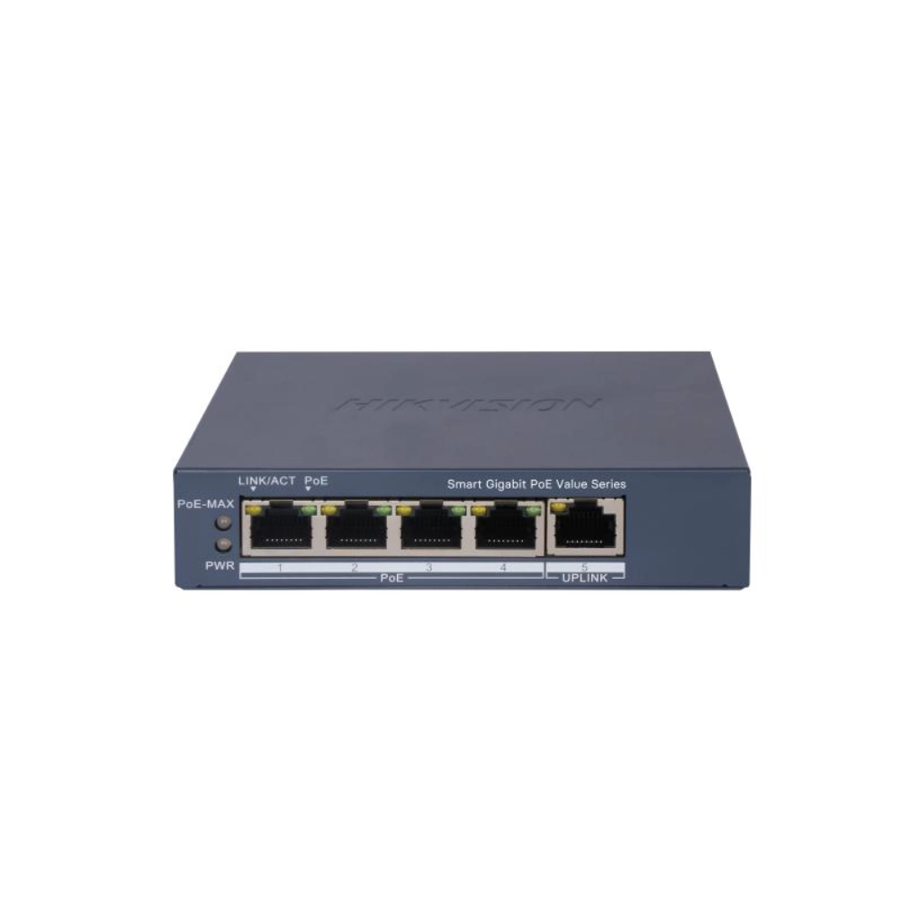 Switch PoE HIKVISION Smart DS-3E1505P-EI/M (5 port/ 10/100/1000 Mbps)