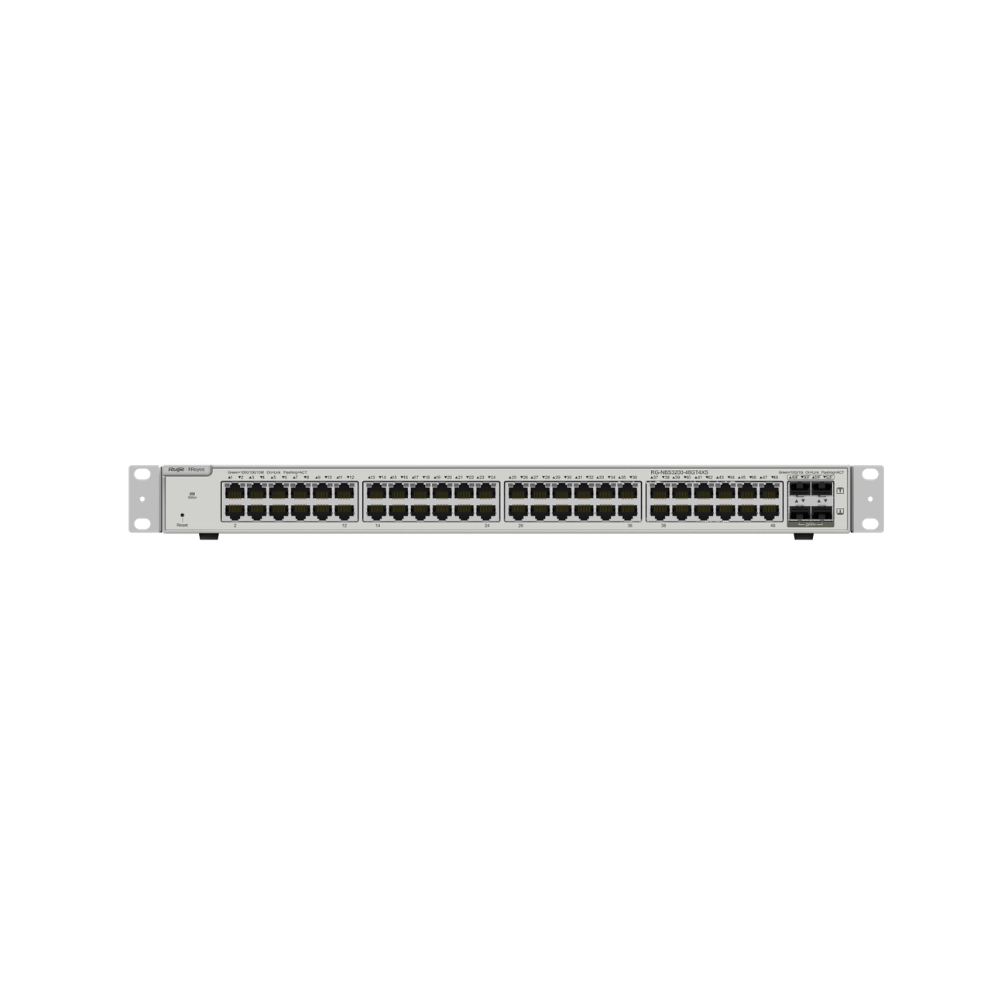 Switch PoE Ruijie Layer 2 RG-NBS3200-48GT4XS-P (52 port/ 1/10 Gbps/ 4 SFP+)
