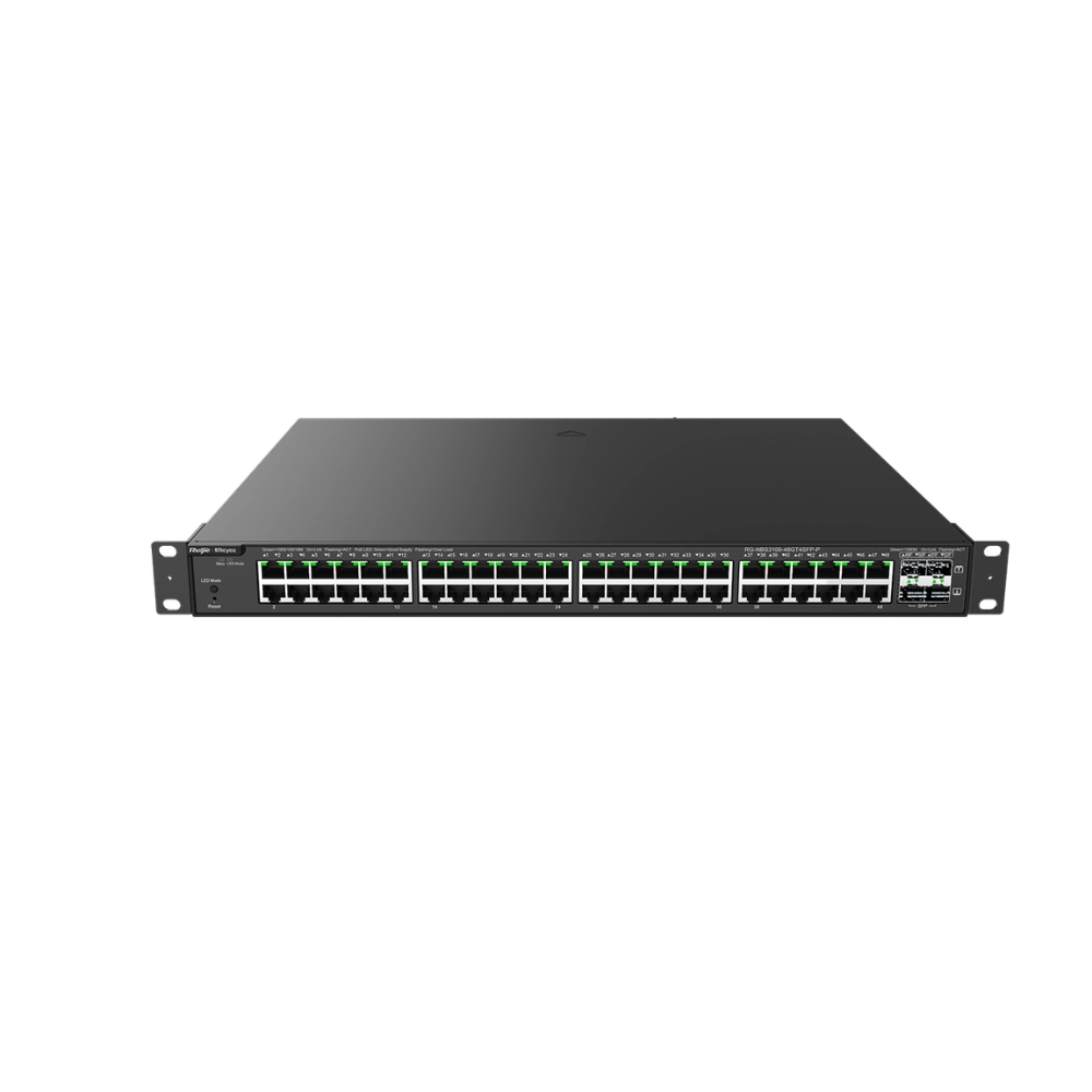 Switch Ruijie Layer 2 RG-NBS3100-48GT4SFP-P (52 port/ 1 Gbps/ 4 SFP)