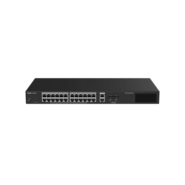 Switch PoE Ruijie RG-ES228GS-LP (28 port/ 10/100/1000 Mbps/ 2 SFP)