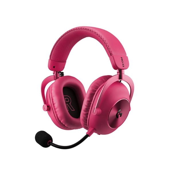 Tai nghe Gaming Logitech PRO X3 LIGHTSPEED Magenta (981-001757)