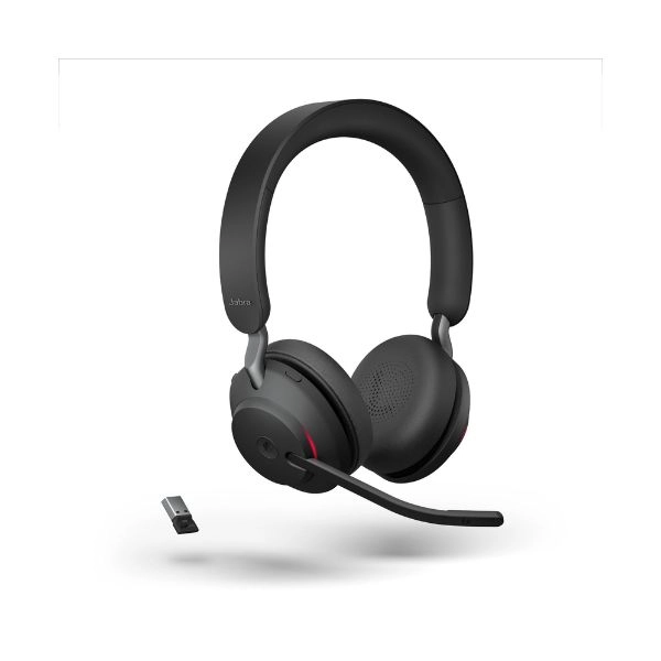 Tai nghe Jabra Evolve2 65 Link 390a MS Stereo Black (26599-999-999)
