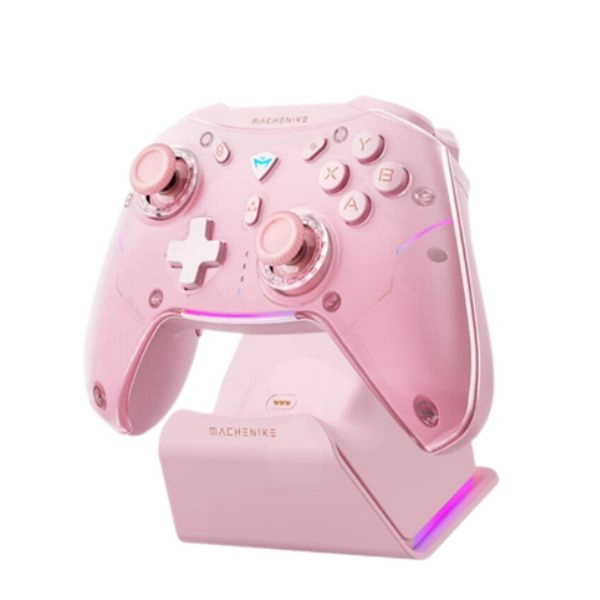 Tay cầm chơi game Machenike G5 Pro Max Tri-mode Set Màu Hồng
