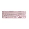 Bàn phím cơ 3 Mode Aula F108PRO V2 Hồng-Strawberry Mint switch (6627)