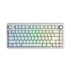 Bàn phím cơ gaming AULA F75HE Trắng contour - Black King Magnetic switch (6986)