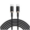 Cáp sạc nhanh Type C sang Type C Baseus Dura Series 240W dài 1m P10377803U03-00 (LVE111-1M-GK) - Gold Black