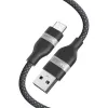 Cáp sạc nhanh USB sang Type C Anker A82G2 18W 1.8m Black (A82G2012)