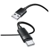 Cáp Sạc Nhanh USB to Type-C USAMS SJ777 U94 3A dài 1M SJ777USB01 (USM201-TC-1K) - Black
