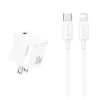 Combo Củ sạc nhanh 30W kèm cáp Type-C to Lightning dài 1M USAMS JO06 JOXLTZ06 (USM182-CL-UW)