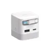 Củ Sạc Nhanh 2 cổng Type-C, USB-A Cuktech CP6 67W AD653W-WH White