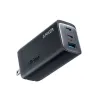Củ sạc nhanh 3 cổng 2 Type-C, 1 USB-A Anker 737 GaNPrime A2148 120W Black (A2148111)