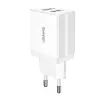 Củ Sạc USB USAMS US-CC090 T24 2.1A EU CC90TC01 (USM161-AA-EW) - white 
