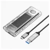 Hộp Đựng Ổ Cứng SSD ORICO NVMe M.2 20Gbps TypeC Màu Đen TCM2-G20-BK-BP
