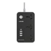 Ổ cắm điện đa năng LDNIO SC3412 (Black with Grey) 