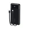Sạc dự phòng Usams CD281 Fast Charging Power Bank with Dual Cable 10000mAh 22.5W - Black (10KCD281WM01) 