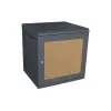 Tủ Mạng 10U Treo Tường D500 Cửa Mica Màu Đen (TM105WBM-C)
