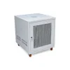 Tủ Mạng 12U Sâu D600 Cửa Lưới Màu Ghi (TM126WN-C)