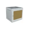 Tủ Mạng 9U Treo Tường D450 Cửa Mica Màu Ghi (TM945WGM-B)