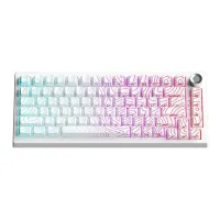 Bàn Phím Cơ 3 Mode Zadez GK-75AW Trắng