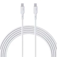 Cáp Sạc Nhanh C to C AUKEY CB-KCC102 100W Dài 1.8m White (CB-KCC102-WHT)