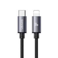 Cáp sạc nhanh Type C sang Lightning USAMS SJ770 U91 30W dài 1.2M SJ770USB01 - Tarnish